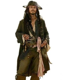 Johnny Depp Pirates of The Caribbean Brown Coat