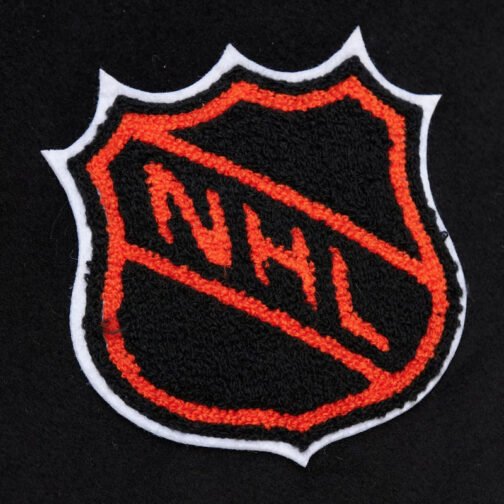 Pittsburgh Penguins Black Out Team Logo Varsity Jacket - Image 5