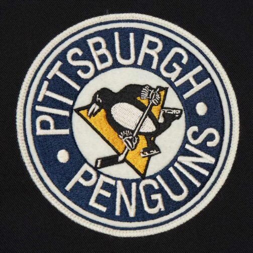 Pittsburgh Penguins Black Cotton Twill Jacket - Image 3