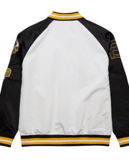 Pittsburgh Pirate Black and White Lightweight Satin Jacket