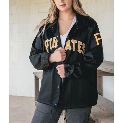 Pittsburgh Pirates 1960 Satin Windbreaker - Image 5