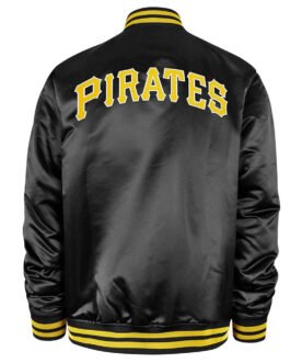 Pittsburgh Pirates 47 Black Bomber Jacket