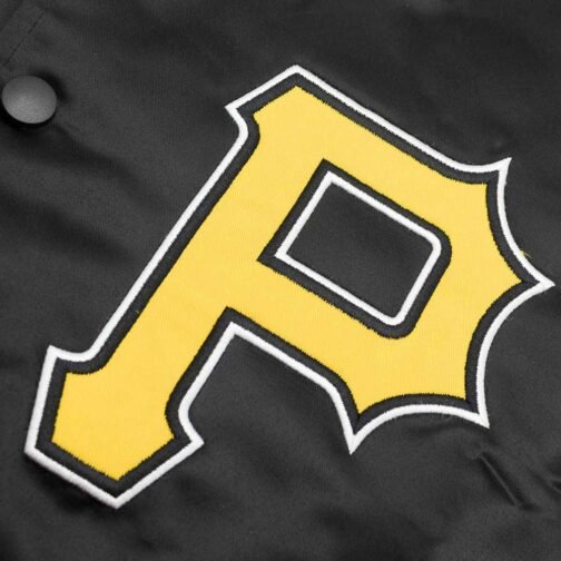 Pittsburgh Pirates 47 Black Bomber Jacket - Image 3