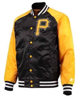 Black/Yellow Pittsburgh Pirates Lead Off Jacket