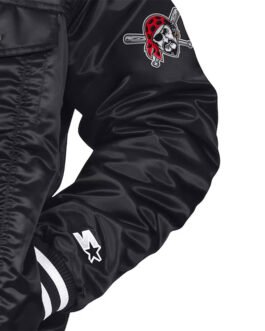 Pittsburgh Pirates Black Silver Tab Trucker Jacket