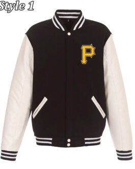 Varsity Pittsburgh Pirates Black/White Jacket