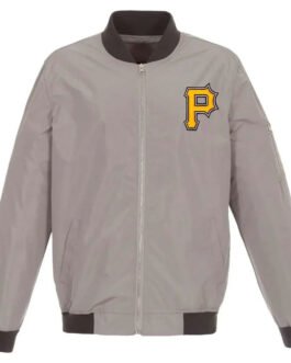 Pittsburgh Pirates Bomber Lightweight Nylon Jacket