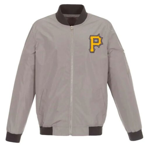 Pittsburgh Pirates Bomber Lightweight Nylon Jacket - Image 2