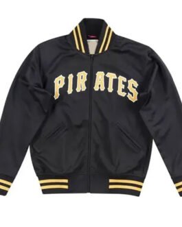 Pittsburgh Pirates Black Bomber Jacket