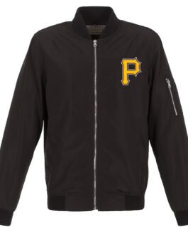 Pittsburgh Pirates Bomber Lightweight Nylon Jacket