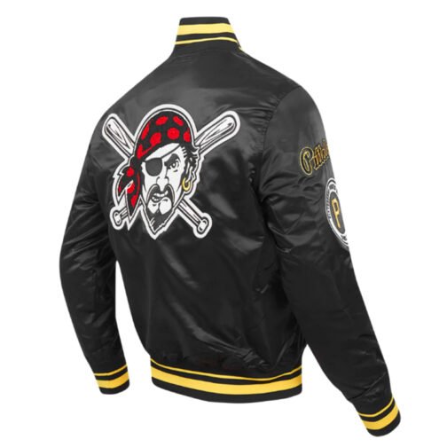 Pittsburgh Pirates Mashup Classic Rib Satin Jacket - Image 4