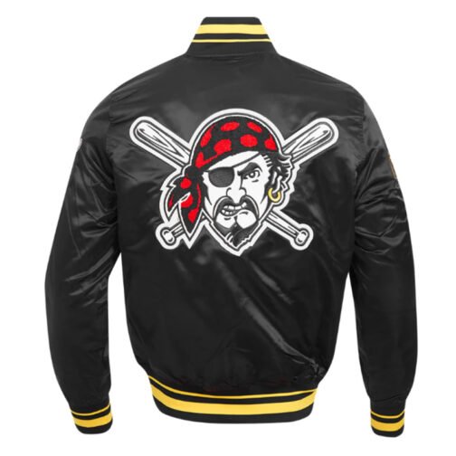 Pittsburgh Pirates Mashup Classic Rib Satin Jacket - Image 2