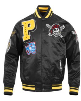 Pittsburgh Pirates Mashup Classic Rib Satin Jacket