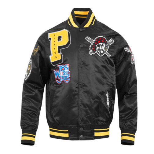 Pittsburgh Pirates Mashup Classic Rib Satin Jacket