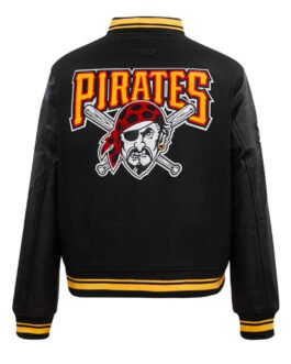 Retro Classic Rib Pittsburgh Pirates Varsity Jacket