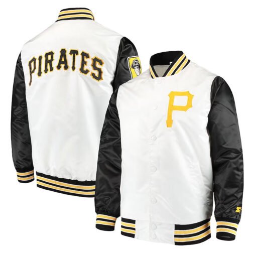 Black/White Pittsburgh Pirates The Legend Jacket - Image 3