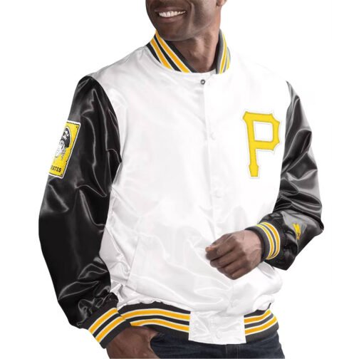 Black/White Pittsburgh Pirates The Legend Jacket - Image 4
