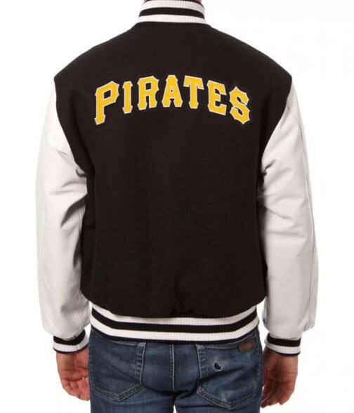 Pittsburgh Pirates Letterman Two Tone Jacket - Image 2