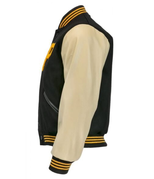 Pittsburgh Pirates 1960 Letterman Black Jacket - Image 3