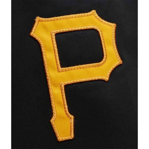 Pittsburgh Pirates Vintage Logo Lightweight Satin Jacket - Image 3
