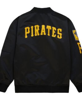 Pittsburgh Pirates Vintage Logo Lightweight Satin Jacket