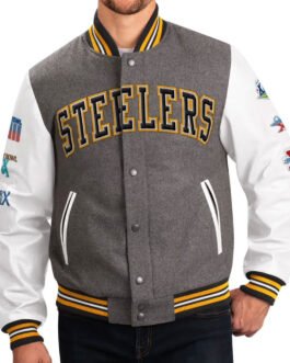 Pittsburgh Steelers Challenger Varsity Jacket