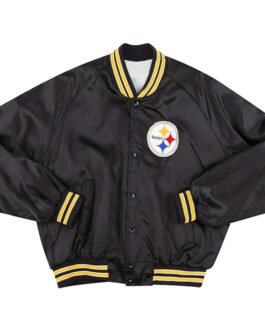 Black 90’s Pittsburgh Steelers Jacket