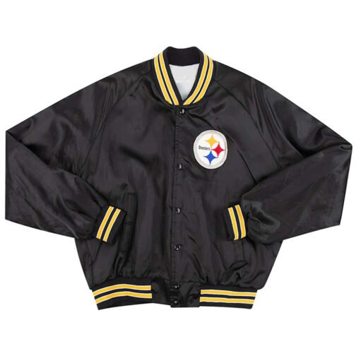 Black 90’s Pittsburgh Steelers Jacket