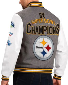 Pittsburgh Steelers Challenger Varsity Jacket