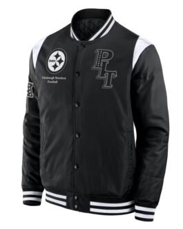 Elements Elite Pittsburgh Steelers Black Jacket