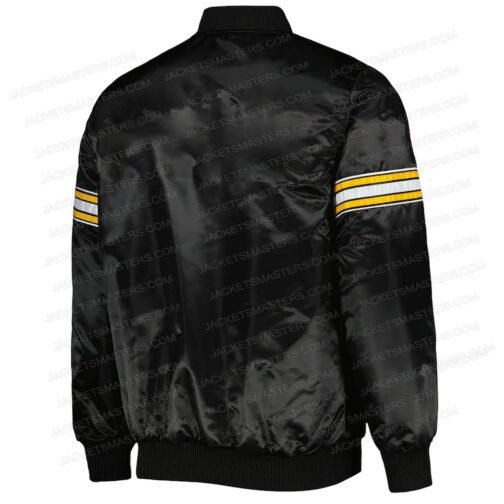Pittsburgh Steelers Heavyweight Varsity Satin Jacket - Image 2