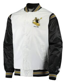 Pittsburgh Steelers Historic Renegade White and Black Jacket