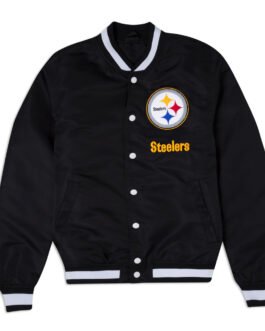 Pittsburgh Steelers Logo Select Black Jacket