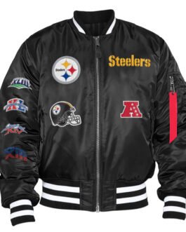 Pittsburgh Steelers Bomber MA-1 Jacket