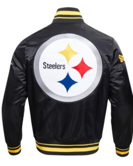 Pittsburgh Steelers Mashup Classic Rib Satin Jacket