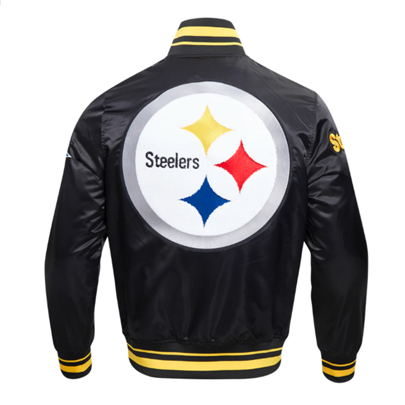 Pittsburgh Steelers Mashup Classic Rib Satin Jacket - Image 2