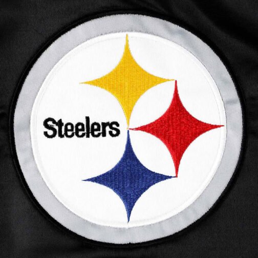Pittsburgh Steelers Pick and Roll Satin Jacket - Image 10