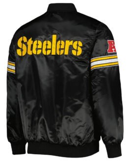 Pittsburgh Steelers Pick and Roll Satin Jacket