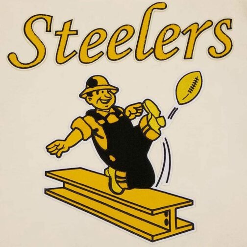 Pittsburgh Steelers Retro Classic Varsity Cream and Black Jacket - Image 4