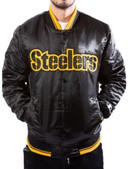 Starter Pittsburgh Steelers Black Jacket