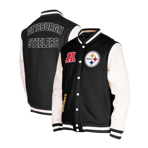 Pittsburgh Steelers Third Down Varsity Jacket - Image 5