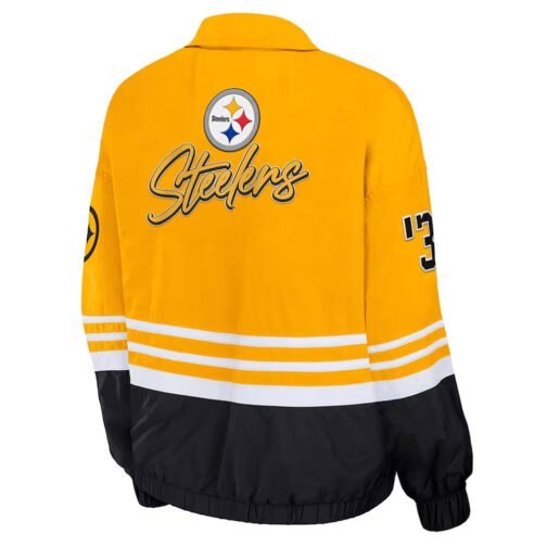 Pittsburgh Steelers Throwback Windbreaker Jacket - Image 2