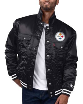 Pittsburgh Steelers Silver Tab Trucker Jacket