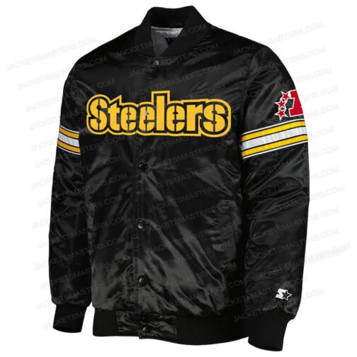 Pittsburgh Steelers Heavyweight Varsity Satin Jacket