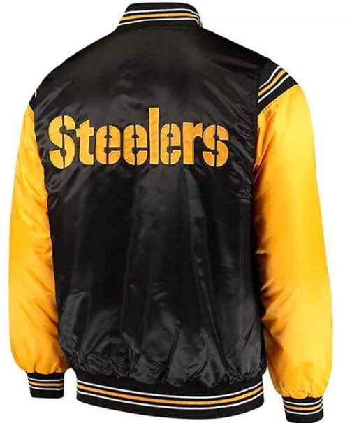 Pittsburgh Steelers Starter Varsity Satin Jacket - Image 3