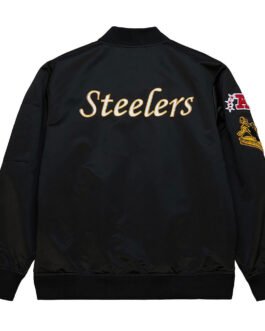 Pittsburgh Steelers Vintage Logo Lightweight Satin Jacket