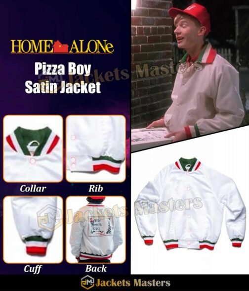 Danny Warhol Home Alone Pizza Boy Bomber Jacket - Image 25