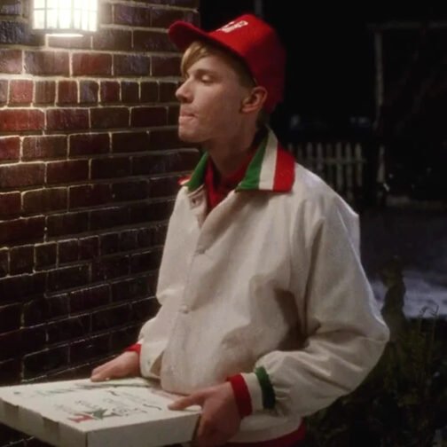 Danny Warhol Home Alone Pizza Boy Bomber Jacket - Image 14