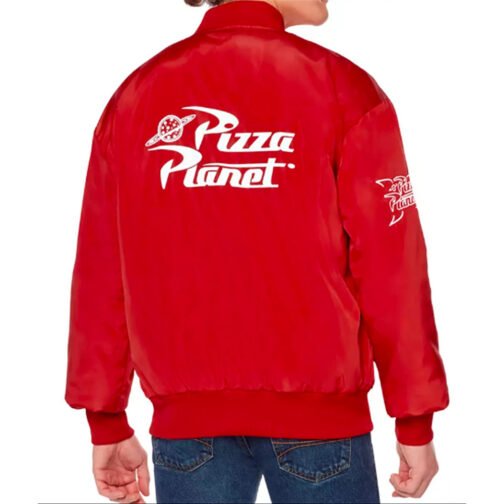 Pizza Planet Red Bomber Jacket - Image 4