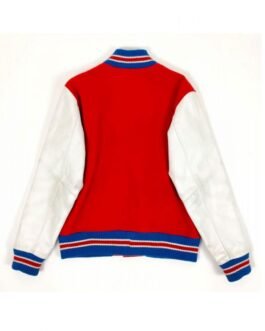 Supreme Tiger Playboi Carti Varsity Red and White Jacket